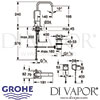 Grohe Allure E Infra-Red Electronic Basin Mixer Dimensions